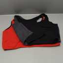 Fruit of the Loom Women's Cotton Tank Bra-Ultimate Comfort & Breathable Fit (50, Red Hot With Black/Charcoal/Black)