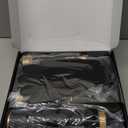 5 in 1 Blow Dryer Brush, Upgrade Hair Dryer Brush Air Curler Air Curling Wrap Styler, Detachable Hot Air Brush Negative Ion Curling Brush Iron, Hair Styling Tools for Drying Curling Straightening (Black Gold)