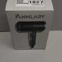 Hair Dryer with Comb | 1800W Blow Dryer with Diffuser for Curly Hair | Plasma Ionic Hairdryer for Frizz Control | Foldable & Protable Design for Travel | 6.5 ft ALCI CordAmazon's Choice