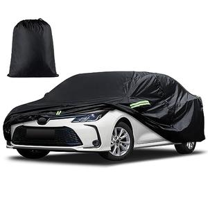 Car Cover Custom Fit for Toyota Corolla 2000-2025, Honda Civic 1991-2025, Waterproof All Weather Full Exterior Cover Rain Sun Hail Protector Car Cover with Door Zipper
