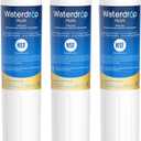 Waterdrop Plus 644845 Filtro de agua para refrigerador certificado NSF 401 y 53 y 42, plomo y repuesto, repuesto para Bosch 11034152, 9000077104, UltraClarity REPLFLTR10, 3 filtros