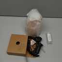 7 Inch Himalayan Salt Lamp with Dimmer Cord - Night Light Natural Crystal Rock Classic Wood Base Authentic from Pakistan