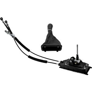 1J0711061C Manual 5 Speed Transmission Shifter Cable W/Linkage Assembly Fit for Volkswagen JETTA BEETLE Golf GTI 1998-2005 for Audi TT 2000-2006 Replace# 1J0711266E 1J0711266