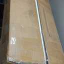 Fannova 32.3" Wide Extra Large Printer Stand, 3 Tier Printer Table with Adjustable Storage Shelf, Rolling Printer Cart with Industrial Wheels for Home Office, Rustic Brown