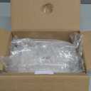 ‌6.7in Clear Glass Butter Dish with Lid for Countertop - Butter Keeper Container, Butter Holder for East/West Coast Butter, Microwave Dishwasher Safe Glass Butter Storage Container for Fridge