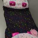 Happy Nappers Pillow & Sleepy Sack- Comfy, Cozy, Compact, Super Soft, Warm, All Season, Sleeping Bag with Pillow- Medium 54 x 20, Shimmer Unicorn