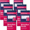 XKDOUS 6 Pack Receipt Book with Carbon Copies, Money and Rent Receipt Book 2 Part Carbonless, 2-3/4" x 6-1/2" Receipt Book for Small Business, 50 Sets per Book