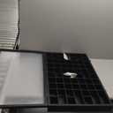 Black Shot Glass Display Case Large 61 Slots Glass Display Holder Wall Mounted Storage Shadow Box with UV Protection Acrylic Glass Door for Room Decor