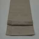 Titanker Fabric Shower Curtain Liner Washable, 70 x 72 Inches, Khaki Shower Liner Fabric with 2 Magnets, Waterproof Bathroom Shower Liner Soft Lightweight Polyester, Khaki