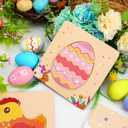 4 x Easter Wooden Puzzles for Toddler - 4 Pack Basket Stuffers Fillers Puzzle Toys for Boys Girls, Jigsaw Learning Educational Gifts Party Favors for Kids