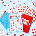 Cheereveal Nurse Graduation Party Games, Nurse Graduation Bingo Game with 12 Player Chips, 24 Medical Bingo Cards for Graduation Party Games 2026, Nursing Grad Party Activities Supplies