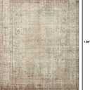 Loloi Margot Collection MAT-01 Antique/Sage 8'-6" x 11'-6" Area Rug feat. CloudPile, No-Shed Easy Clean Large Patterned Area Rug for Living Room, Bedroom, Dining Area
