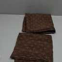 MIULEE Pack of 2 Decorative Vintage Burlap Linen Brown Throw Pillow Covers Modern Farmhouse Pillowcase Rustic Woven Textured Cushion Cover for Sofa Couch Bed 20x20 Inch Dark Coffee