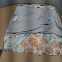 CASAAGUSTO Full Comforter Set, 7 Pieces Bed in a Bag Full Pinkish Floral Comforter Set with Flowers Leaves Pattern, Soft Seersucker Design All Season Full Size Bedding Set