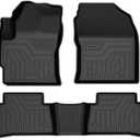 T TGBROS Compatible with 2022 2023 2024 2025 Toyota Corolla Cross Floor Mats Accessories All Weather Protection TPE 2 Rows Floor Liners Set Non-Slip Black (Not for Toyota Corolla)