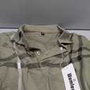 Mens Casual Striped Cotton Long Sleeve Collared T Shirt Polo Shirts, M