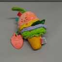 Melissa & Doug Ice Cream Take-Along Clip-On Infant Toy with Sound and Vibration