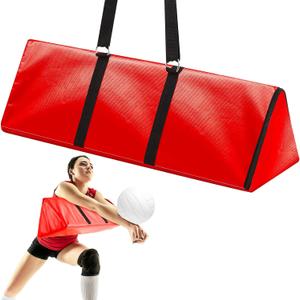 Gemscream Volleyball Passing Training Pad with Adjustable Straps, Forearm Bump Technique Trainer, Triangle Alignment Practice Aid for Skill Development, Team Drills, Indoor Outdoor Use, 24 x 8 x 8"
