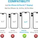 ONETOP Compatible with iPhone 16 Plus Wallet Case with Card Holder, PU Leather Kickstand Card Slots Case, Double Magnetic Clasp and Durable Shockproof Cover 6.7 Inch (Gray)