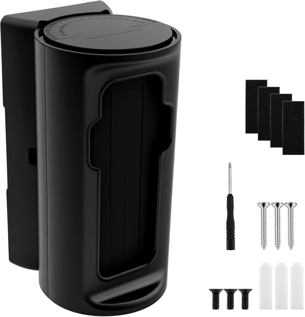 Doorbell Angle Mount, Adjustable 360 Degree Video Doorbell Mount with Angle Dial, Practical Wall Mounting Bracket Kit for Home Office Apartment Door