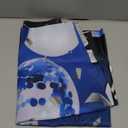 Happy 63rd Birthday Decorations,63rd Blue & Silver Balloon Large Birthday Banner Backdrop Sign,Cheers to 63 Years Old Bday Party Supplies.