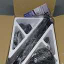 Depuley 42-Inch Ceiling Fans with Lights: Black 3 Blade Flush Mount Low Profile Ceiling Fan for Bedroom - Dimmable Indoor Outdoor Fan with Remote APP Control Ultra Quiet DC Motor Timer