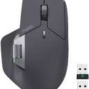Rapoo MT760 PRO Wireless Mouse, NearLink + Bluetooth 5.0 Multi-Device, 12K DPI, 2K Polling, Ergo for Work & Gaming, 11 Programmable Buttons, On-Board Memory, Quiet Clicks, USB-C, 120 Days Battery Life