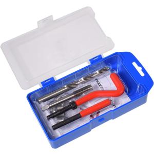M12 X 1.5 Thread Repair Kit, Metric Helicoil Kit with HSS Drill Bit, 10PC Wire Thread Inserts