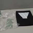 Starlink Mini Case, Mini Protective Cover Liquid Silicone Case for Starlink Satellite Dish, Accessories for Starlink Portable Full Cover Shell with Black Sticker (Black)