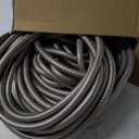 100 ft Stainless Steel Garden Hose - 2025 Upgraded Metal Water Hoses with 3/4" Solid Brass Fitting, Extra Strength Materials - Lightweight,Ultra Flexible,Durable,Kink-Less Water Hoses For Yard Camper