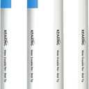 KEARING Erasable Marker Set, Disappearing ink for Fabric Embroidery, Air/Water Erasable Marker (Water-Erasable(2*Blue+2*White))