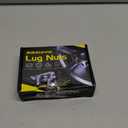 MIKKUPPA M12x1.5 Black Lug Nuts - Replacement for Ford Fusion Focus Escape, Honda Accord Civic CRV, Chevy Cruze Malibu, Jeep Compass Patriot Aftermarket Wheel, 20pcs Closed End Tire Nuts