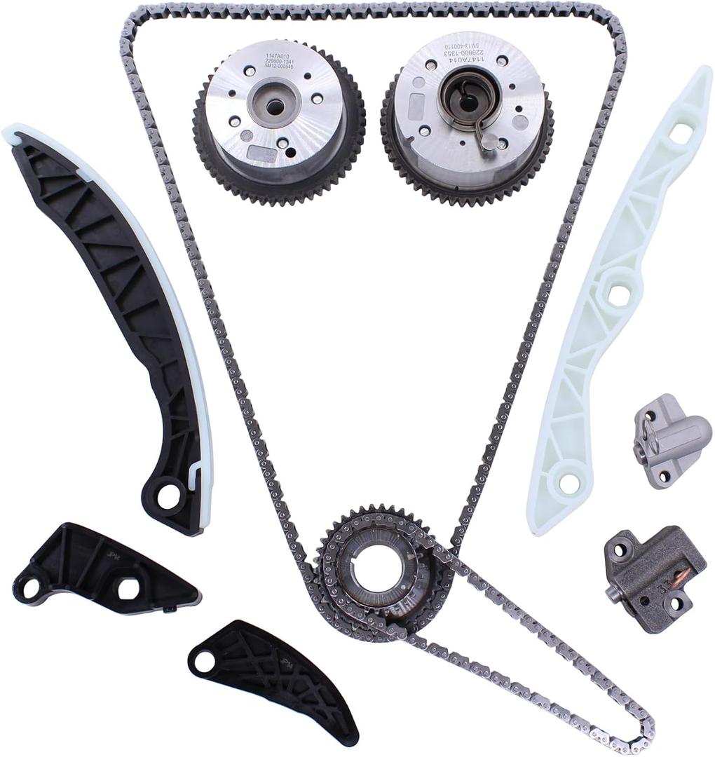 MOTOKU Timing Chain kit with VVT Gear for Chrysler 200 Sebring Dodge Journey Avenger Caliber Jeep Compass Patriot 2.0 2.4