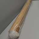 SEEYE Cordless Bamboo Roman Shades, Blackout Natural Bamboo Blinds for Indoor Windows, Roll Up Blind Privacy Shade for Home, Office, Door, UV Resistant & Easy to Install, 45" W x 64" H, Carbonized