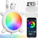 PRIORARE 22W Submersible Pool Lights, 5V Underwater Pool Light for Above Ground Inground Swimming Pools with APP Control Magnetic Led Pool Lights RGB Dimmable Timer IP68 Waterproof Music Sync (White)