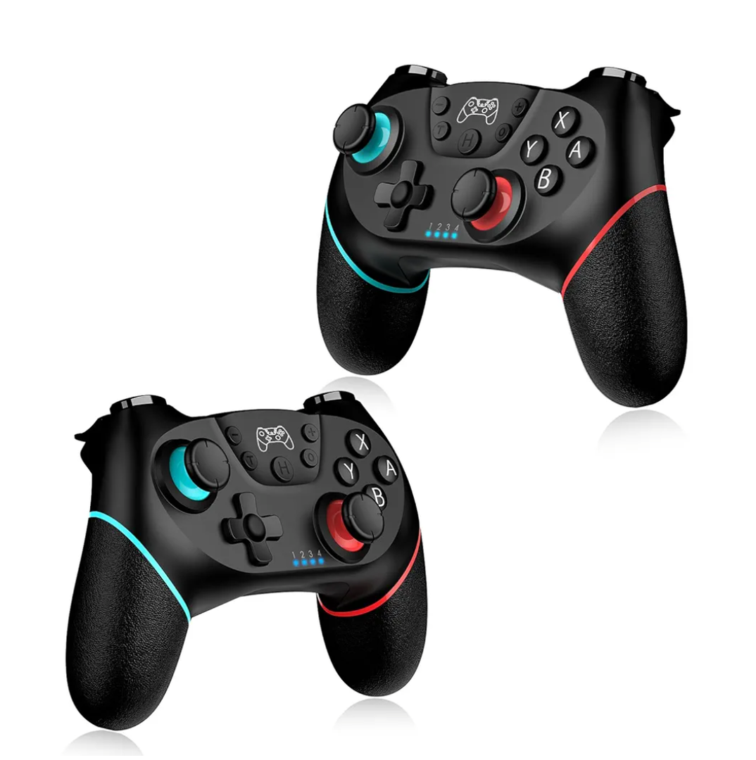 VidPPluing 2 Pack Switch Controllers, Wireless Switch Pro Controller for Switch 2/Switch/Lite/OLED, Game Controller with Motion Sensor/Vibration/Turbo/Wakeup/Charging Cable