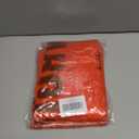 2 x 12 Pcs Large Halloween Leaf Bags Biohazard Halloween Decorations Halloween Trash Bags for Leaves Plastic Yard Lawn Waste Bags Scientist Biohazard Bags Outdoor Biohazard Zombie Party Decorations (Red)