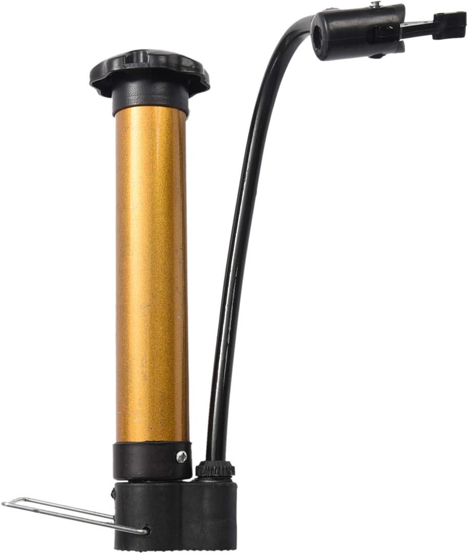 Portable Mini Bicycle Pump High Pressure Cycling Hand Air Pump Ball Tire Inflator Mountain Bike Pump, metal & plastic