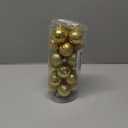 XmasExp 24ct Christmas Ornaments Shatterproof Christmas Ball Ornaments Set Decorations for Xmas Tree Balls 40mm/1.57" (1.57'', Gold)