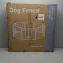 Sweetcrispy Dog Playpen Indoor - Puppy Fence Exercise Pen for Yard Gate 8 Panel 32 Height Playpens with Doors Heavy Duty Metal Dog Pen for Camping, RV, Outdoor, Small/Medium/Large Pets