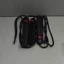 Copkim 3 Pack 6 Outlet Power Strip Surge Protector 4 ft Flat Plug Surge Protector Profile Flat Plug Overload Power Strip Protection for Home Office(Black)