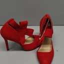 MMJULY Z&L Fashion Women's Pointy Toe High Heel Stiletto Big Bow Dress Pumps, Size 42