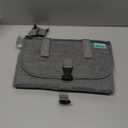 Kopi Baby Portable Diaper Changing Pad - Baby Diaper Changer Travel Bag with Wipes Pocket, Smart Design Portable Changing Mat, Infant Travel Station Kit, Gift for Newborn Girl & Boy - Grey, Premium