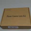 Phone Camera Lens Kit Upgraded Version  Includes 22X Telephoto Lens, 205 Fisheye Lens, 0.67X Wide Angle Lens, 25X Macro Lens, Clip & Mini Tripod for iPhone and Android Phones