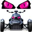 AMR Racing Roadster Headlight Eye Graphics Decal Cover Compatible with Can-Am Ryker 2019-2022 - Eclipse Pink