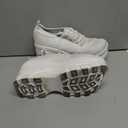 Women's Chunky Platform Wedge Walking Shoes Comfort Orthopedic Fashion Knitted Breathable Sneakers for Ladies, Size: 7.5
