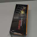 Clear Seasoning Box, 4 Pieces Seasoning Rack Spice Pots, Storage Container Condiment Jars Acrylic Seasoning Box with Covers and Spoons for Spice, Sugar, Salt, Sugar, Cardamon, Cinnamon