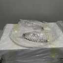 RORIANO Set of 2 Rustic Farmhouse Table Lamps for Living Room Bedroom, Vintage Bedside Lamp with Dual USB Port, Antique White Resin Retro Nightstand Lamps with Night Light