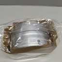 6 Inch Draft Blocker Backdraft Damper Duct Draft Stopper One-Way Airflow Ducting Insert Backflow Preventer Inline Fan Vent Deflector (Silver)