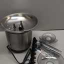 Nostalgia 4 Tier Electric Chocolate Fondue Fountain Machine for Parties - Melts Cheese, Queso, Candy, and Liqueur - Dip Strawberries, Apple Wedges, Vegetables, and More - 32-Ounce - Stainless Steel